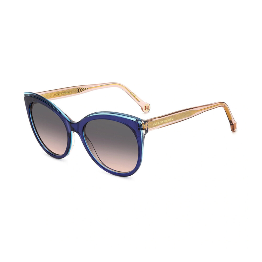 NEW Carolina Herrera HER 0175/S 0BR0FF Blue/Pink Sunglasses authentic